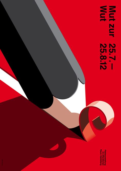 Mut zur Wut 2012 | OldBrochures.com -- Event Poster Design Inspiration, Examples & Templates -- Event Poster Design Ideas & Templates Mises En Page Design Graphique, Poster Competition, Red Poster, Graphic Design Collection, Gig Poster, Blond Amsterdam, Event Poster Design, Communication Design, Graphic Design Poster