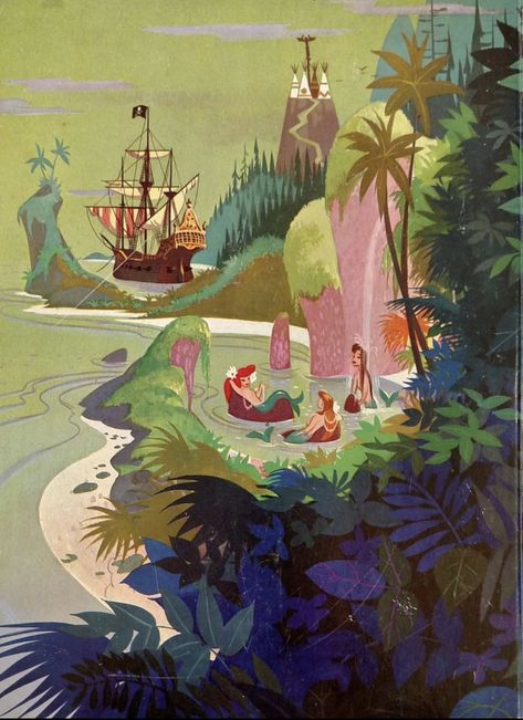 Disney Posters, Disney Concept Art, Golden Book, Old Disney, Pinturas Disney, Disney Aesthetic, Arte Sketchbook, Classic Disney, Disney Animation