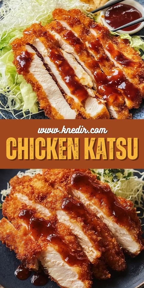 🍗 Crispy, golden Chicken Katsu made easy! This Japanese comfort food is perfect for lunch or dinner. Serve it with rice, miso soup, or a fresh salad for a complete meal. The tender, juicy chicken coated in panko breadcrumbs is sure to become a family favorite. Whether you’re craving Japanese food or just want something deliciously crispy, this Chicken Katsu is a must-try! 🥢✨ Give it a try tonight!
🍚🇯🇵 #ChickenKatsu #JapaneseRecipes #FriedChicken #EasyDinner #ComfortFood #CrispyChicken Chicken Katsu Noodles, Hawaiian Katsu Chicken, Katsu Recipe Japanese Style, Chicken Tender Recipes Panko, Baked Katsu Chicken, Japanese Chicken Salad, Japanese Chicken And Rice, Katsu Chicken Recipe, Chicken Tonkatsu