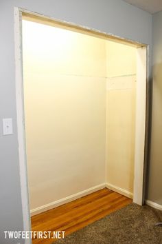 Ideas For Closets Without Doors, Closets Without Doors Ideas, Diy Organization Closet, Closet System With Drawers, Diy Closet Organizer, Closet Conversion, Drawers Diy, Diy Closet System, Diy Closet Shelves