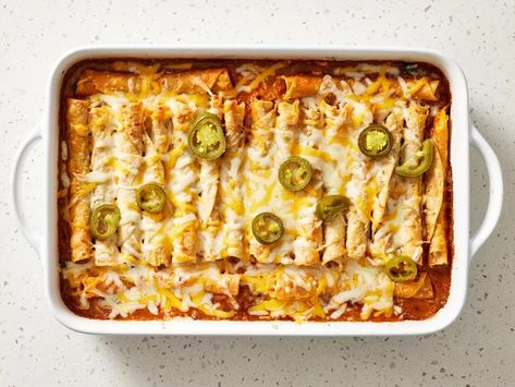 Taquito Casserole Recipe Taquitos Casserole, Taquito Casserole Recipe, Taquito Casserole, Jalapeno Crema, Creamy Casserole, Corn And Cheese, Mexican Main Dishes, Main Dish Casseroles, 5 Ingredient Dinners