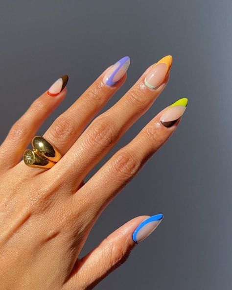 Crazy Nail Designs, Miami Nails, Nude Nail Designs, Nails Only, Tip Nails, Minimalist Nails, Fire Nails, Dream Nails, Funky Nails