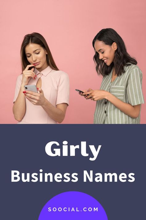 Names For Companies, Girly Name, New Business Names, Business Name Ideas, Name Ideas, Female Entrepreneurs, New Business, Hey There, Cool Names