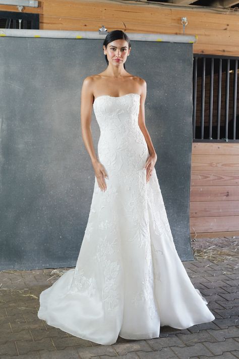 Georgina Wedding Dress Prices, Anne Barge, Kleinfeld Bridal, Wedding Dresses For Sale, Strapless Gown, A Line Gown, Wedding Dresses Romantic, Wedding Dress Inspiration, Bridal Couture