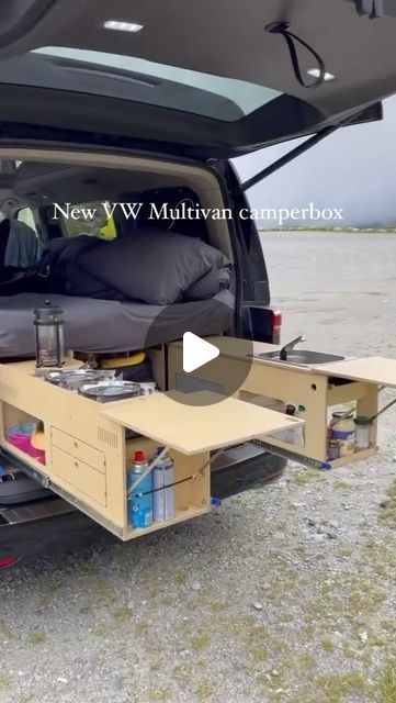 Camping Box, Micro Camper, Volkswagen Camper, Mini Camper, Camper Conversion, Van Life, Volkswagen, Road Trip