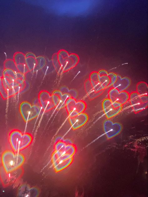 Fireworks, aesthetic fireworks, cool fireworks, fireworks core, hearts aesthetic, heart, heart core, pretty fireworks Open Heart Aesthetic, Heart Glasses Aesthetic, Atsv Oc, Fireworks Aesthetic, Cool Pfp, Fire Work, Neon Wallpapers, Loving Him Was Red, Cool Aesthetic