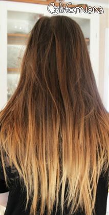 Californian hair. Brown Hair With Blonde Tips, Brown Hair Dyed, Brown Hair Tips, Californian Hair, Blonde Hair Tips, Brown Hair With Blonde, Blonde Dye, Brown To Blonde Ombre, Dyed Tips