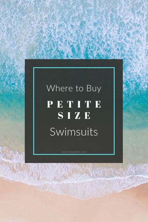 Where to Buy Petite Size Swimsuits | these brands carry swimwear for petites! From bikinis to one pieces. | Fox Petite Blog - petite style tips for women | #swimsuit #swimwear #summerstyle Outfits For Short Women, Fun One Piece Swimsuit, Petite Body Types, Petite Swimwear, Flattering Swimwear, Laughter Therapy, Pear Body Shape, Fashion For Petite Women, Petite Style