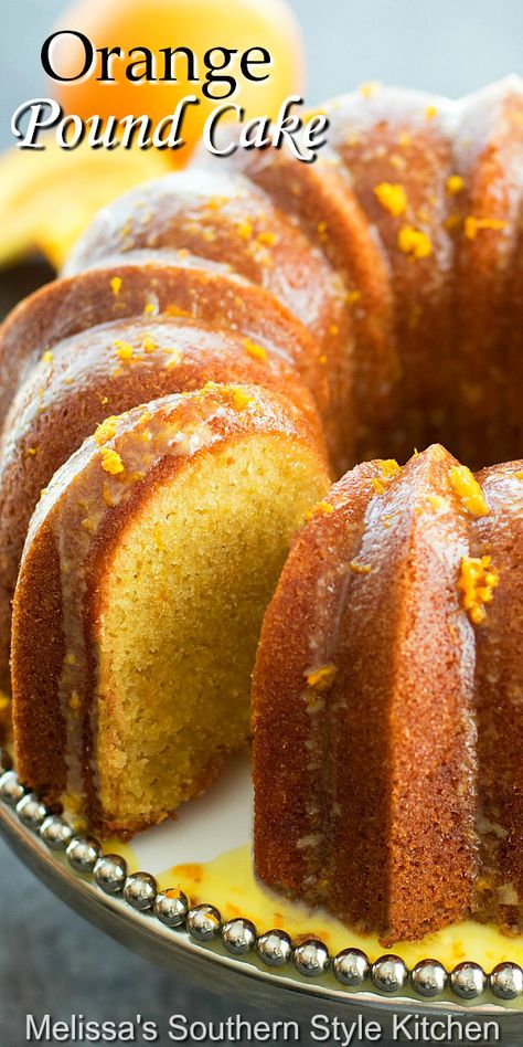 Easy Orange Pound Cake, Yogurt Pound Cake, Orange Pound Cake Recipe, Orange Juice Cake, Orange Yogurt, Orange Bundt Cake, Orange Pound Cake, Orange Cake Recipe, Ricotta Cake