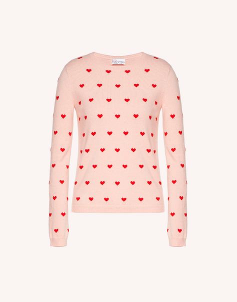 Cashmere Color, Wool Jumper, Sweater For Women, Jacquard Knit, Red Valentino, Wool Blend Sweater, The Details, Official Store, Knit Sweater