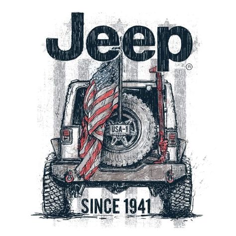 Jeep Drawing, Jeep Usa, Jeep Art, Jeep Wallpaper, Jeep Shirts, Jeep Scrambler, Bike Logo, Jeep Cars, Jeep Life