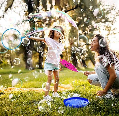 Amazon.com: Bubble Wands Set Toys Big Giant Large Bubbles Wand Toy Sets with Tray Bulk Funny Bubble Making Maker for Kids Adult Summer Outdoor Playtime Activity Party Favors Gifts Birthday Games : Toys & Games Big Bubble Wand, Bubble Making, Giant Bubble Wands, Funny Bubbles, Big Bubble, Bubble Fun, Bubble Wand, Bubble Maker, Big Bubbles