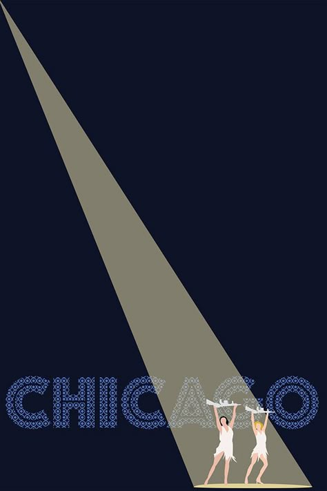 Chicago Fanart Musical, Chicago Musical Art, Chicago Musical Wallpaper, Chicago Musical Poster, Chicago Aesthetic Musical, Musical Posters Broadway, Movie Poster Minimalistic, Chicago Musical Aesthetic, Six Musical Wallpaper