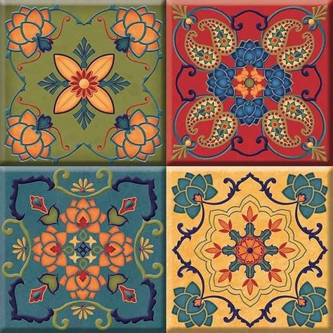 70 House, Morocco Tiles, Tequila Mexico, Peel Stick Tile, Boho Tiles, Tile Artwork, Vintage Tiles, Ceramic Tile Art, Mexican Tiles