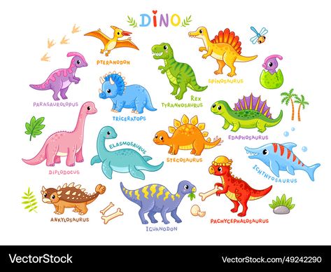 Dinosaurs Images, Dino Food, Dinosaur Collection, Dino Drawing, Dinosaur Cartoon, Dinosaur Images, Dinosaur Illustration, School Break, Dinosaur Art