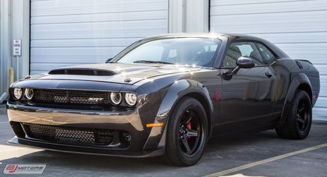 Last Chance To Get A New Carbon-Clad Speedkore Dodge Challenger Demon Challenger Demon, American Muscle Cars Dodge, 2018 Dodge Challenger Srt, Srt Demon, Dodge Demon, 2018 Dodge Challenger, Challenger Hellcat, Dominic Toretto, Dodge Daytona