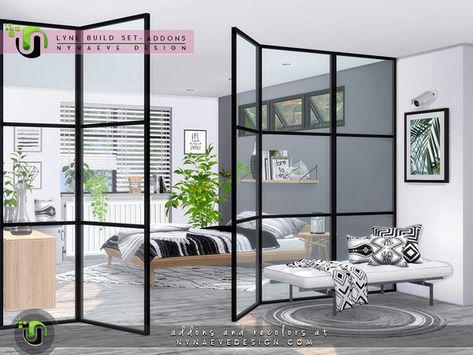 NynaeveDesign's Lyne Build Set - Addons Sims 4 Mods Sims Resource, Sims 4 Build Cc Living Room, Sims 4 Build Cc Windows, Ts4 Build Cc, The Sims 4 Pack, Sims Cheats, Living Room Sims 4, Sims 4 Cc Furniture Living Rooms, Mods Sims 4