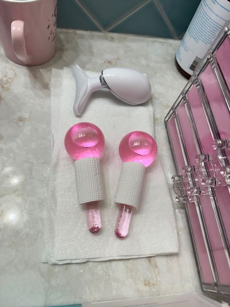 Amazon.com: Hana Emi Ice Globes for Face - Unbreakable Ice Roller for Face and Eyes - Cryo Globes for Facials Anti-Age - Anti-Wrinkle Face Globes - Masajeador Facial - Set of 2, Pink : Beauty & Personal Care Face Globes, Cold Face Roller, Ice Globe Roller, Ice Globes Facial, Frozen Face Roller, Ice Facial Roller, Facial Globes, Ice Roller For Face, Roller For Face