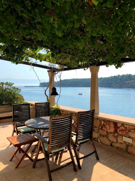 Seafront apartment with a great view - Apartments for Rent in Jelsa, Splitsko-dalmatinska županija, Croatia Croatia Apartment, Tourist Office, House Beds, Large Sofa, Apartments For Rent, Beautiful Islands, Bed And Breakfast, Great View, Croatia