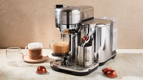 Nespresso Vertuo Creatista Review: The Low-Maintenance Winner for Latte Lovers | Epicurious Nespresso Creatista, Wine And Beer Fridge, Summer Cocktail Menu, Nespresso Vertuo, Nespresso Machine, Nonstick Cookware Sets, Automatic Espresso Machine, Coffee And Espresso Maker, Best Espresso