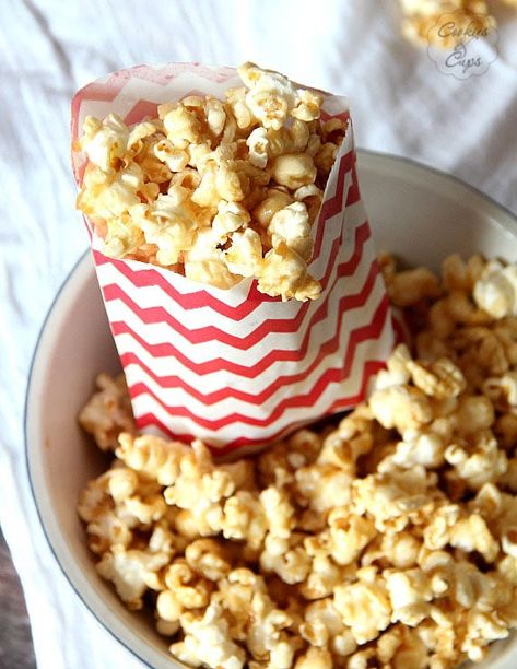 Salted Caramel Popcorn | The BEST Caramel Corn Recipe Caramel Corn Recipes, Popcorn Recipes Caramel, Salted Caramel Popcorn, Popcorn Treats, Caramel Corn, Popcorn Recipes, Caramel Popcorn, Snack Mix, Sweet And Salty