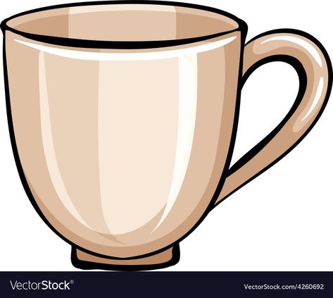 Kitchen Flashcards, Coffee Mug Vector, Mug Clipart, Mug Images, Cartoon Images, Everyday Objects, Happy Face, Png Images, Classic Design