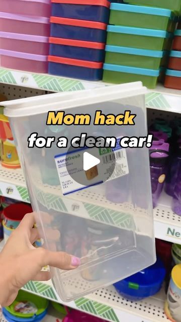 Car Organization Ideas Diy, Diy Trash Can For Car, Plastic Grocery Bag Storage Diy, Car Bin Ideas, Mini Van Hacks, Car Garbage Can Diy, Diy Car Storage, Dollar Tree Car Organization Ideas, Car Trash Can Ideas