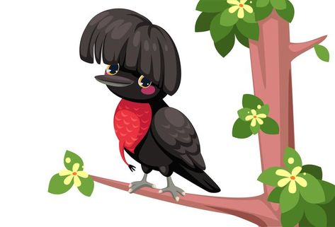 Umbrella bird cartoon Umbrella Bird, Bird Cartoon, Alphabet Pictures, Bird Clipart, Animal Groups, Animal Alphabet, Bird Illustration, Rock Art, Vector Art