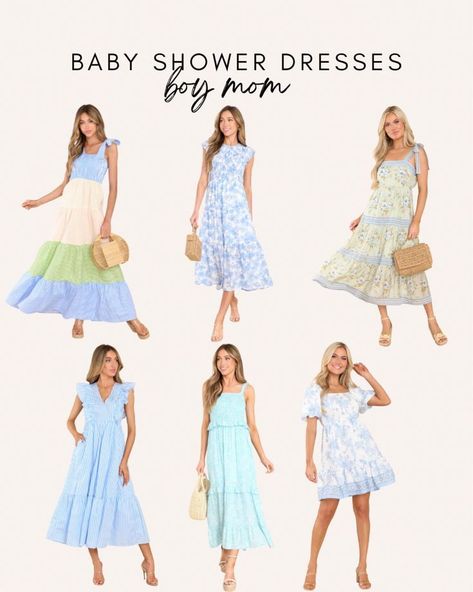 Boy Baby Shower Outfit For Mom, Baby Shower Dress, Baby Shower Outfit, Baby Shower Dresses, Shower Dresses, Boy Baby Shower, Boy Mom, Boy Shower, Mom Outfits