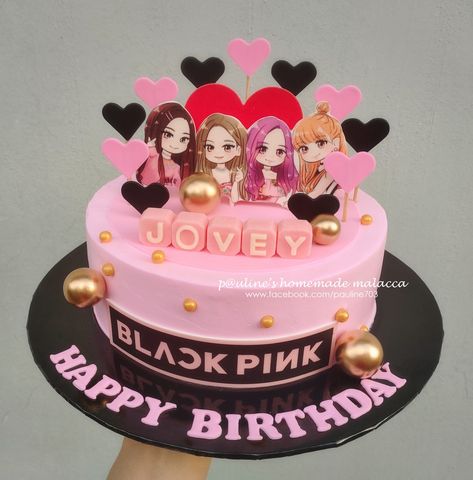 Blackpink Cake Designs Birthday, Black Pink Decorations Party Ideas, Black Pink Cake Ideas, Black Pink Party Decoration, Black Pink Themed Birthday Party, Black Pink Cake Design, Black Pink Birthday Theme, Black Pink Birthday Cake, Black Pink Birthday Party Ideas