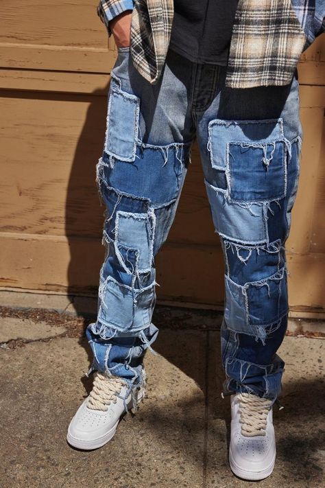 Custom painted jeans