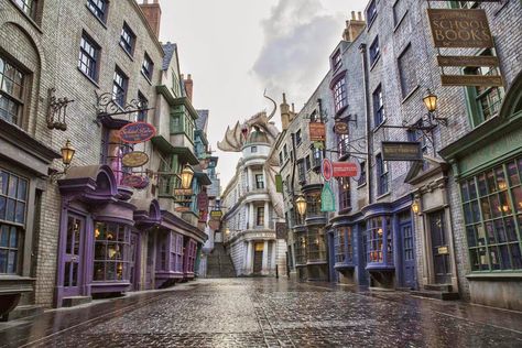 Harry Potter Park, Harry Potter Theme Park, Poster Harry Potter, Harry Potter Orlando, Harry Potter Diagon Alley, Studio Backdrops Backgrounds, Fyp Aesthetic, Harry Potter Spells, Newt Scamander