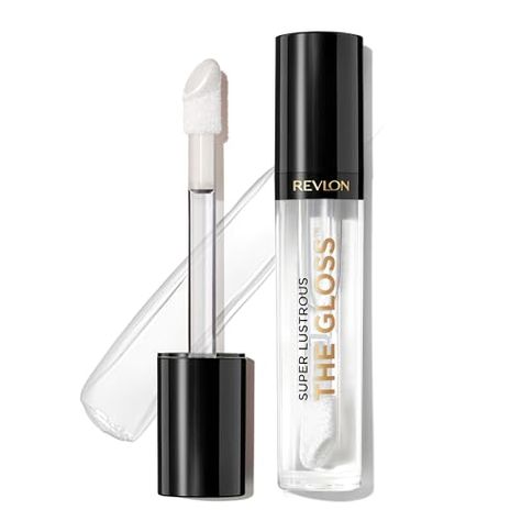 Revlon Lip Gloss, Super Lustrous The Gloss, Non-Sticky, High Shine Finish, 200 Crystal Clear Revlon Gloss, Revlon Lip Gloss, Revlon Lip, Clear Lip Gloss, Makeup Must Haves, Makeup Skin Care, Revlon, Dental Care, Men's Grooming