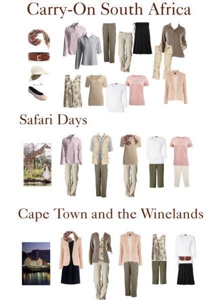 Africa Safari is the ultimate bucket list trip, but packing space is at a premium. How to packing for Safari in a Carry-On and still look good in Cape Town and the winelands – TravelingTulls #bucketlist #southafrica #carryon #travellight #capetown Africa Safari Clothes, Africa Packing List, Safari Clothing, Safari Clothes, South Africa Vacation, South Africa Trip, Africa Vacation, South Africa Safari, Safari Outfit