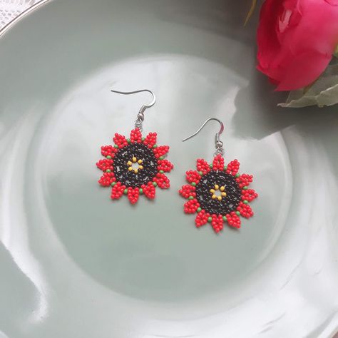 Excited to share the latest addition to my #etsy shop: Earrings with poppies, Earrings with poppies from beads, Earrings with red poppy, Stylish earrings,Huichol earrings #red #bacheloretteparty #floral #black #women #glass #earwire #avantgarde #earlobe https://etsy.me/3PO0ibn Poppy Earrings, Huichol Earrings, Birthday Earrings, Red String Bracelet, Stylish Earrings, Beads Earrings, Red Bracelets, Red Poppy, Stylish Earring