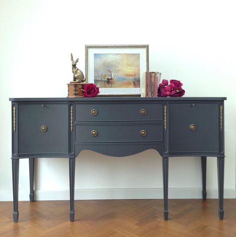 Console Designs, Sideboard Ideas, Sideboard Painted, Hallway Sideboard, Oak Tv Cabinet, Sideboard Upcycle, Extension Plans, Furniture Dresser, Painted Buffet