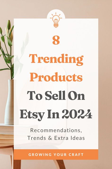 8 Trending Products To Sell On Etsy In 2024 Top Selling Etsy Products, Trend Products To Sell, Etsy Best Selling Items 2023, Trending Etsy Products, Trending Products To Sell Online 2023, Top Things To Sell On Etsy, Trendy Etsy Items, 2024 Embroidery Trends, Etsy Top Selling Items