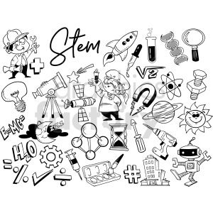 black and white STEM doodle page vector clipart clip art Stem Doodles, Doodling Ideas, Doodle Page, Doodle Pages, Clipart Design, Vector Clipart, Clipart Images, Free Vector Images, Homework