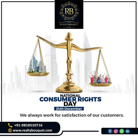 "As a consumer, it is important that you know the powers you have. Enlighten yourself on this World consumer rights day. Realty Bouquet is wishing you all a happy world consumer right day." . . . . . . #ConsumerDay #WorldConsumerDay #WorldConsumerDay2022 #ConsumerDay2022 #ConsumerRightDay #ConsumerRightDay2022 #consumerrights #consumerawareness #consumer #rights #Realtybouquet World Consumer Rights Day Creative Ads, National Consumer Rights Day, World Consumer Rights Day, Consumer Rights, Power Quotes, Girl Power Quotes, Shiva Photos, Law Student, Design Graphics