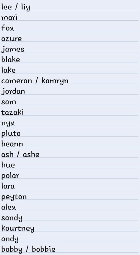 Nonbinary Names List Unique, Name Ideas Nonbinary, Nb Names, Gender Neutral Names List, Enby Names, Trans Names, Shifting Names, Nonbinary Names, Non Binary Names