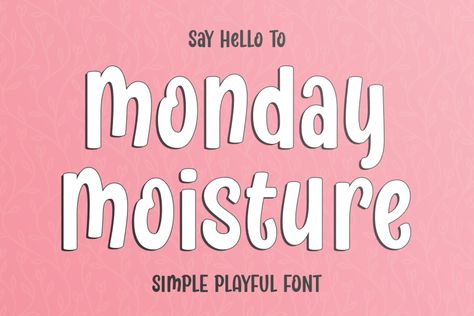 Monday Moisture script font is simple and playful. It has smooth, curvy edges and a lighthearted feel. It’s perfect for titles and headlines and can be used to create a fun, inviting atmosphere. Try before you buy Monday Moisture font for iOS, Android, macOS, or Windows for free, or you can download the full version […] The post Monday Moisture Font appeared first on FreeFontDL. Quirky Humor, Display Fonts, Commercial Fonts, We're Hiring, Font Generator, Display Font, Creative Branding, New Fonts, Script Font