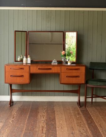 Triple Mirror, Mirror Dresser, G Plan Furniture, G Plan, Dressing Tables, Apartment Inspiration, Dream House Decor, Dream Home Design, Dressing Table