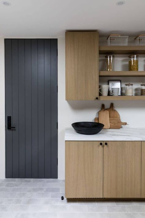 Counter Styling, Kitchen Counter Styling, Dirty Kitchen Design, Mindy Gayer Design, Creative Cabinet, Beautiful Pantry, Vintage Console Table, Dirty Kitchen, Custom Pantry