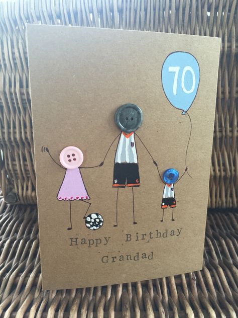 Lovely birthday card for a Fulham supporting grandad x Handmade Gifts For Grandfather, Birthday Gifts For Grandfathers Diy, Birthday Gifts For Grandfathers, Birthday Card For Grandpa Diy, Happy Birthday Grandpa Card Diy, Diy Birthday Card For Grandfather, Happy Birthday Grampa Cards, Happy Birthday Grandpa Card, Cards For Grandfather