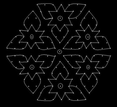 Simple Rangoli With Dots, Pattern Design Drawing, Easy Rangoli Designs Videos, Very Easy Rangoli Designs, Rangoli Designs Simple Diwali, Dots Rangoli, Rangoli Side Designs, Rangoli Designs Latest, Simple Rangoli Designs Images