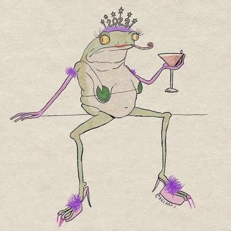 Bill Crisafi, Arte Indie, Frog Drawing, Frog Art, A Frog, Weird Art, Fine Art Photo, Funky Art, Funny Art