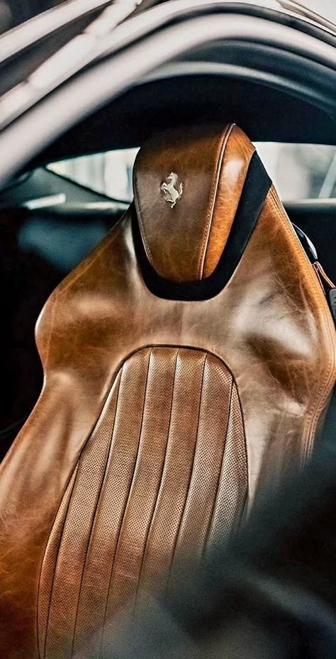 Car Seat Upholstery, Cars On The Road, Aesthetic Cars, Custom Car Interior, Luxury Car Interior, Car Interior Design, Its A Mans World, Car Upholstery, Concept Car Design