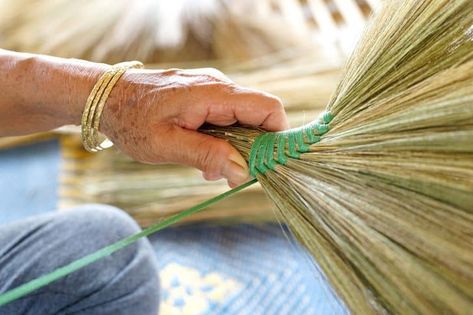 How To Make A Besom Broom, Besom Broom Diy, Make A Broom, Diy Broom, Broom Making, Witch Brooms, Handmade Broom, Straw Broom, How To Make Corn