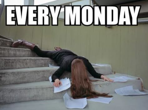 Picture Funny Monday Memes, I Hate Mondays, Monday Memes, Monday Humor, 9gag Funny, Monday Quotes, Work Memes, Memes Humor, Work Humor