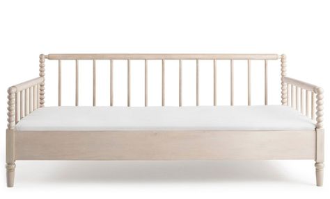 Nursery Daybed, Spindle Daybed, Kids Daybed, Mid Century Daybeds, Rattan Daybed, Pale Wood, Upholstered Daybed, Twin Mattress Size, Entertaining Kitchen